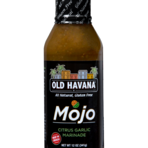 A bottle of Old Havana Foods Mojo Citrus Garlic Marinade 12 oz