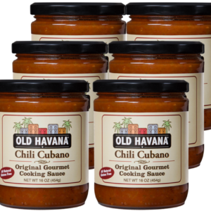 6 jars Old Havana Foods Chili Cubano Original Gourmet Cooking Sauce - 16 oz.